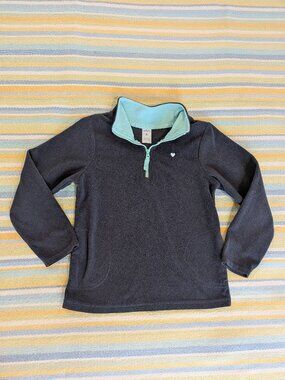Girl's Carter's Charcoal Gray Fleece Pullover Size 6